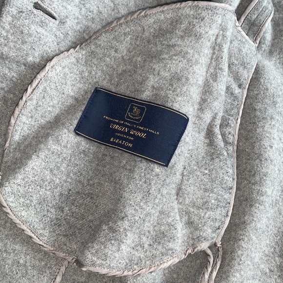 Babaton Stedman Grey Wool Coat XXS - Picture 4 of 12